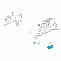 OEM 2005 Kia Rio Lamp-Cargo Room Diagram - 0K34A51440