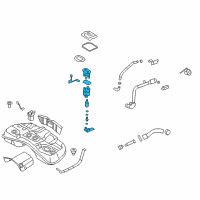 OEM 2014 Hyundai Equus Complete-Fuel Pump Diagram - 31110-3N580-AS