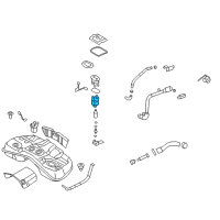 OEM 2012 Hyundai Equus Fuel Pump Filter Diagram - 31112-3N000