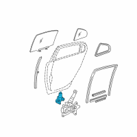 OEM Lexus IS250 Motor Assy, Power Window Regulator Diagram - 85710-53061