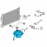 OEM Buick Cascada Reservoir Tank Diagram - 13393368