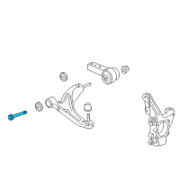 OEM Acura ZDX Bolt, Flange M16X100 Diagram - 90118-SZN-A00