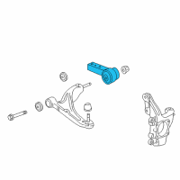 OEM Acura ZDX Bracket, Complete Lnce Left Front Diagram - 51395-STX-A03