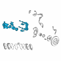 OEM 2002 Honda Accord Caliper Sub-Assembly Diagram - 06453-S87-506RM