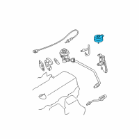 OEM 2001 Nissan Frontier EGR Control - BPT Valve Diagram - 14741-3S500