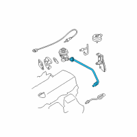 OEM Nissan Xterra EGR Tube Diagram - 14725-F4500