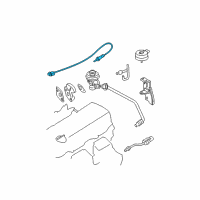 OEM 1998 Nissan Frontier Heated Oxygen Sensor Diagram - 226A0-3S661