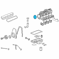 OEM Chevrolet Avalanche Gasket Diagram - 12589235