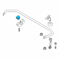 OEM BMW 840i STABILIZER RUBBER MOUNTING Diagram - 33-50-6-865-973