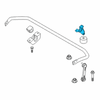 OEM 2017 BMW 540i xDrive Left Stabilizer Bracket Diagram - 33-55-6-861-479