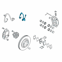 OEM Kia Stinger Sensor Assembly-Front Abs L Diagram - 59810J5100