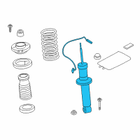 OEM 2014 BMW X3 Rear Shock Absorber Diagram - 37-12-6-799-911