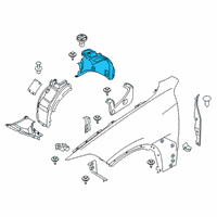 OEM 2019 BMW X7 COVER, WHEELHOUSING, REAR, F Diagram - 51-74-7-424-913