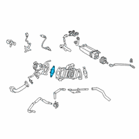 OEM Toyota EGR Valve Gasket Diagram - 25627-37020