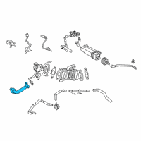 OEM Toyota Prius AWD-e EGR Pipe Diagram - 25610-37020