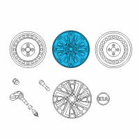 OEM 2019 Kia Rio Wheel Assembly-Aluminum Diagram - 52910H9201