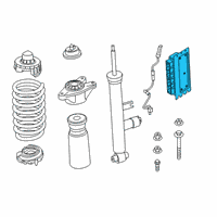 OEM 2022 Toyota GR Supra Control Module Diagram - 89423-WAA02