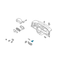 OEM 2007 Hyundai Elantra Switch Assembly-Hazard Diagram - 93790-2H000-9K