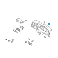 OEM 2010 Hyundai Elantra Ambient Temperature Sensor Diagram - 97280-3K100