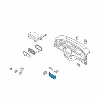 OEM Hyundai Heater Control Assembly Diagram - 97250-2H550-HAG