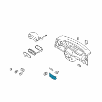 OEM 2008 Hyundai Elantra Heater Control Assembly Diagram - 97250-2H000-9K