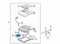 OEM 2022 Chevrolet Tahoe Latch Diagram - 84925701