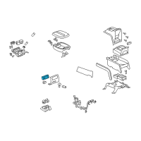 OEM Cadillac Escalade Heater & AC Control Diagram - 22981560