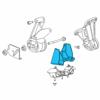 OEM 2015 Ram 1500 Bracket-Transmission Mount Diagram - 68089043AA