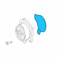 OEM 2017 Lexus NX200t Gasket, Water Pump Diagram - 16271-36040
