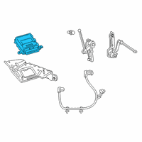 OEM Chevrolet Silverado 1500 LD Module Diagram - 84447009