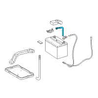 OEM 2004 Toyota Solara Negative Cable Diagram - 82122-06050