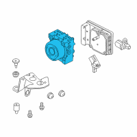 OEM 2016 Ford Fusion ABS Pump Assembly Diagram - GG9Z-2C215-B