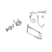 OEM Hyundai Cap Assembly-R/Drier Diagram - 97803-25000