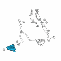 OEM 2019 Jeep Grand Cherokee Resonator-Exhaust Diagram - 5147124AL