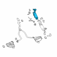 OEM Jeep Diesel Particulate Exhaust Diagram - 68197522AA