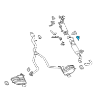 OEM Jeep Grand Cherokee Bracket-Exhaust Hanger Diagram - 68160688AA