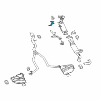 OEM 2016 Jeep Grand Cherokee ISOLATOR-Exhaust Hanger Diagram - 68088424AB