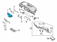 OEM 2022 Kia Sorento Panel Assembly-Cluster F Diagram - 84830R5000WK