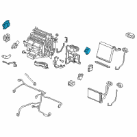 OEM 2016 Acura RLX Motor Assembly, Mode Servo Diagram - 79140-TY2-A01