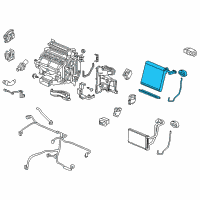 OEM 2018 Acura RLX Evaporator Diagram - 80211-TY2-A02