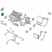 OEM 2017 Acura RLX Motor Assembly, Driver Side Air Mix Diagram - 79160-TY2-A01