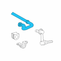 OEM 2013 Lexus LS600h Bar, Stabilizer, Front Diagram - 48811-50120