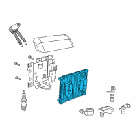 OEM Jeep Grand Cherokee Engine Controller Module Diagram - 68331184AA