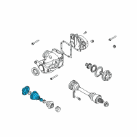 OEM 2010 BMW 650i Repair Kit Bellows, Exterior Diagram - 33-21-7-572-446