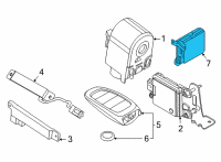 OEM 2022 Hyundai Sonata Unit Assembly-Identity Auth Diagram - 95590-L5101