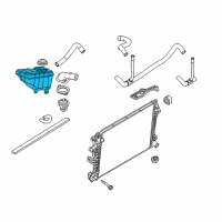 OEM 2010 Mercury Grand Marquis Reservoir Diagram - 3W1Z-8A080-AA