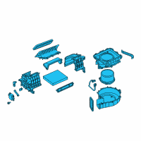 OEM 2022 Nissan Armada Blower Assy-Front Diagram - 27215-1LA2A