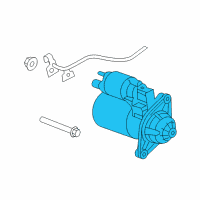 OEM 2016 Jeep Compass Engine Starter Diagram - 5034555AA