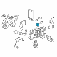 OEM 2016 Cadillac CT6 Resistor Diagram - 23368265