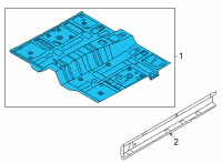 OEM Hyundai Tucson PANEL ASSY-FLOOR, CTR Diagram - 65100-N9000